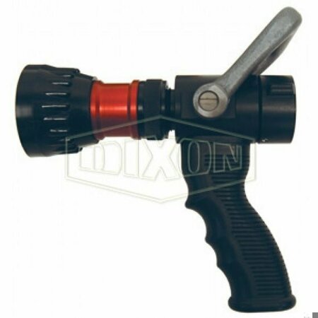 DIXON Break Apart Attack Nozzle, 1 in Inlet, Aluminum Body, For Use with 1-1/2 in Coupler ABN100F